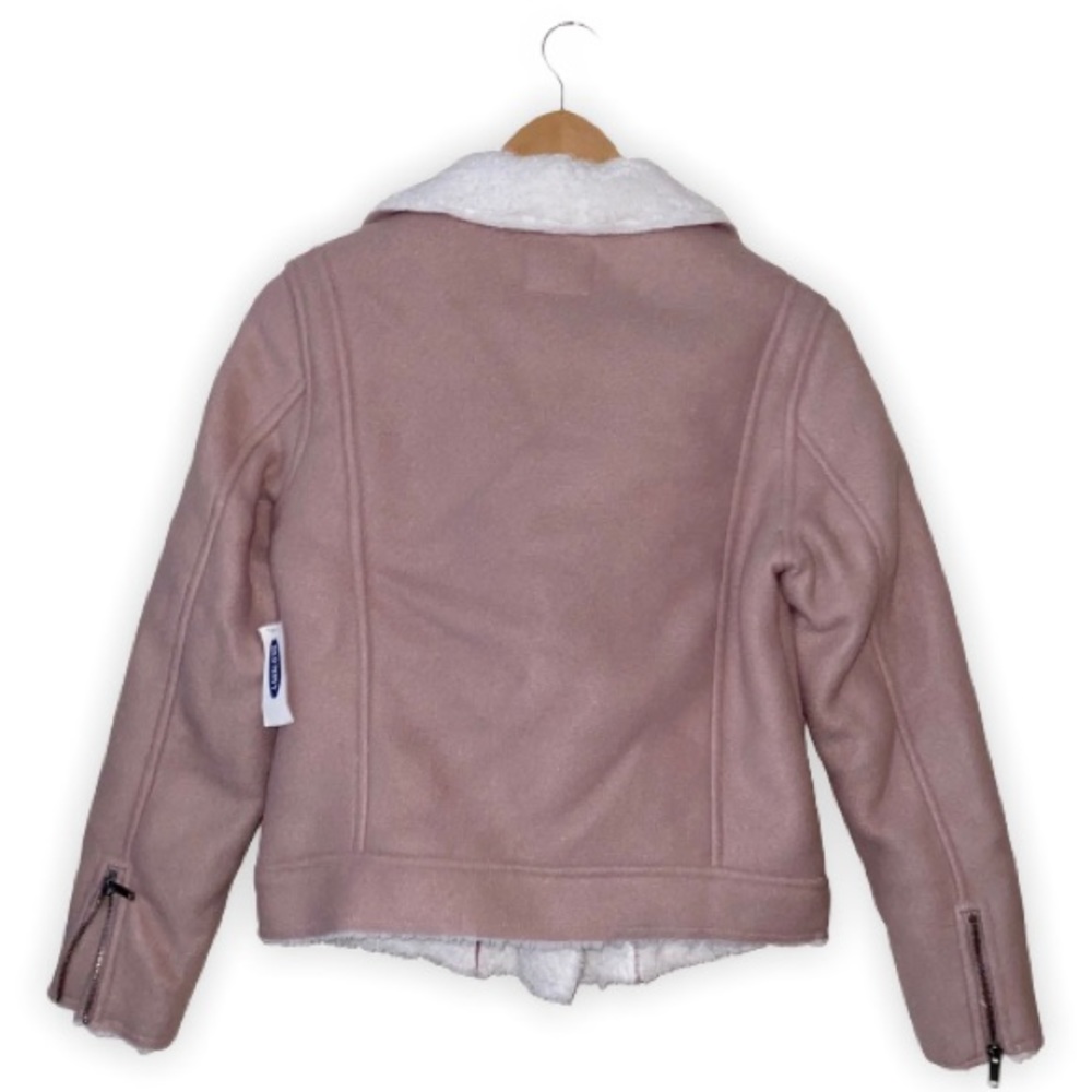 🎉HP🎉 Pink Sherpa Moto Jacket - Picture 5 of 5